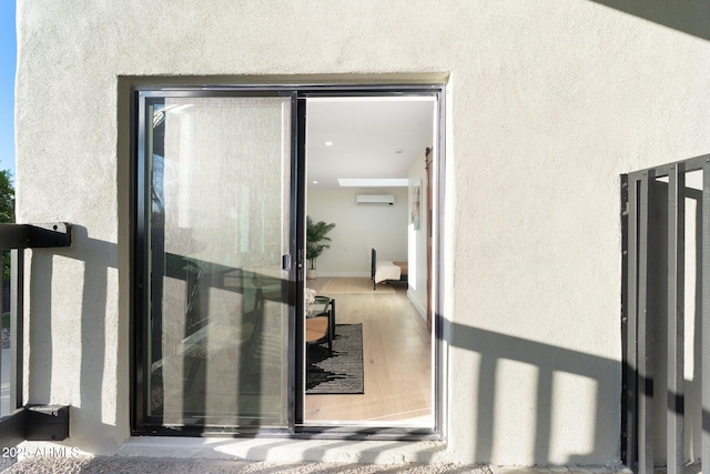 908 W Pershing Ave, Phoenix, AZ 85029 - property entrance with stucco siding and a wall unit AC