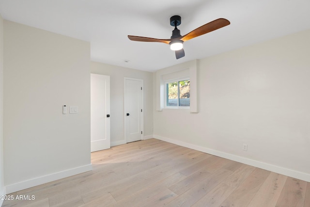 908 W Pershing Ave, Phoenix, AZ 85029 - unfurnished bedroom with light wood-type flooring and ceiling fan