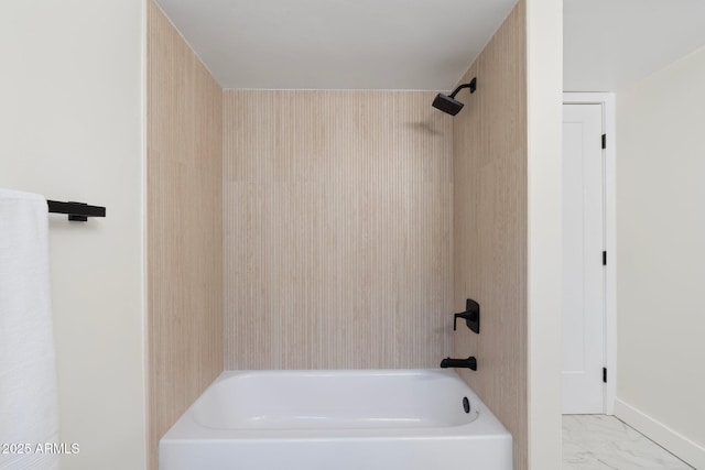 908 W Pershing Ave, Phoenix, AZ 85029 - full bath featuring shower / tub combination and marble look tile flooring