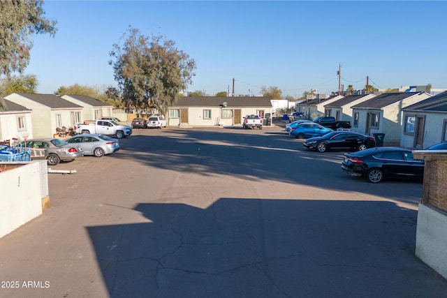 view of car parking