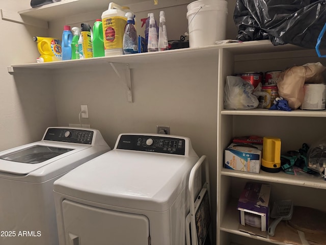8520 W Palm Ln Unit 1054, Phoenix, AZ 85037 - washroom featuring washing machine and dryer