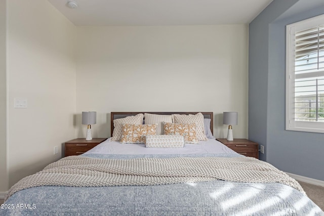 bedroom featuring carpet floors