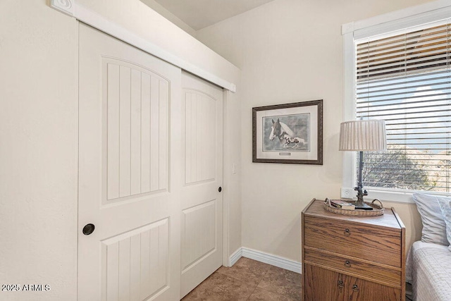interior space with baseboards
