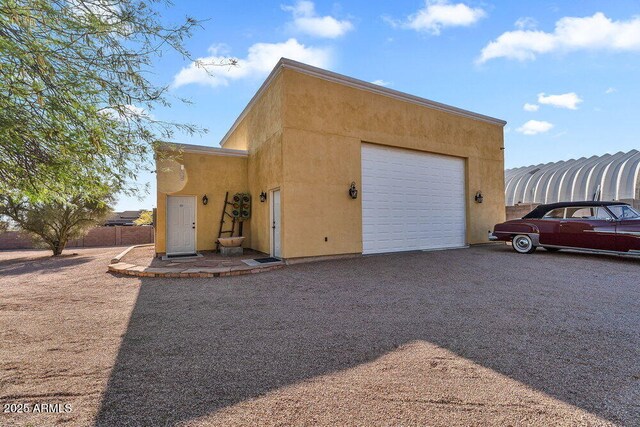 exterior space featuring driveway