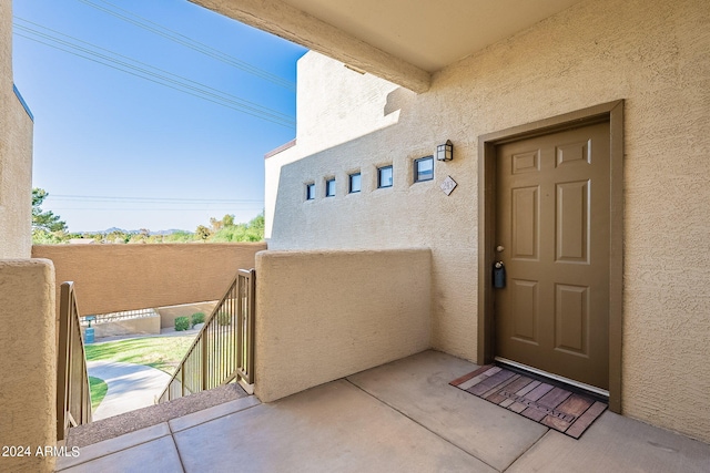 view of property entrance