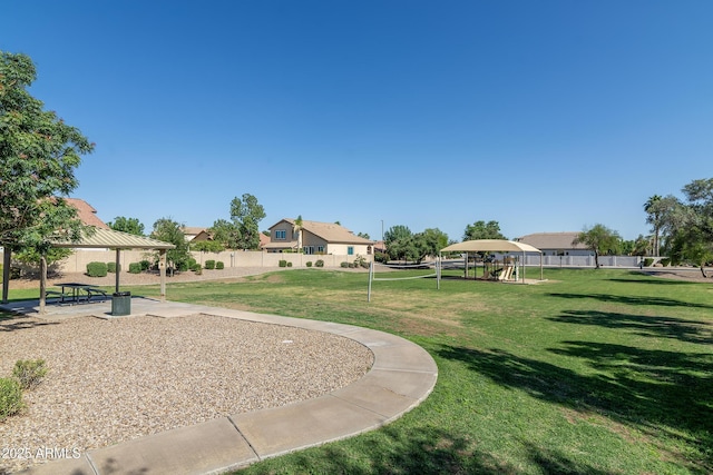 2641 E Brooks St, Gilbert, AZ 85296 - surrounding community featuring a gazebo, playground community, fence, and a yard