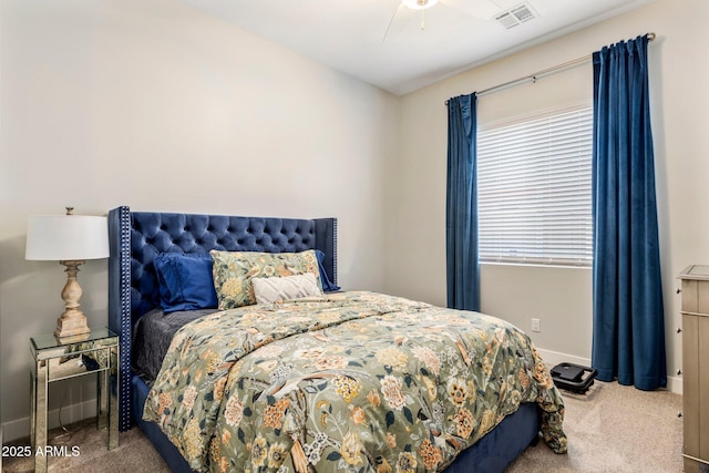4132 N 42nd St, Phoenix, AZ 85018 - bedroom with carpet flooring, baseboards, and ceiling fan