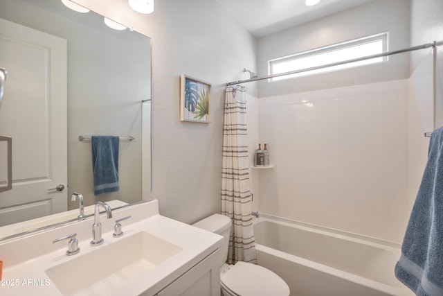 24314 N 21st Pl, Phoenix, AZ 85024 - full bath with toilet, shower / bath combination with curtain, and vanity