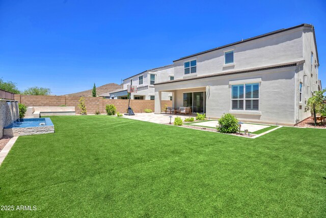 24314 N 21st Pl, Phoenix, AZ 85024 - back of house featuring a patio area and stucco siding
