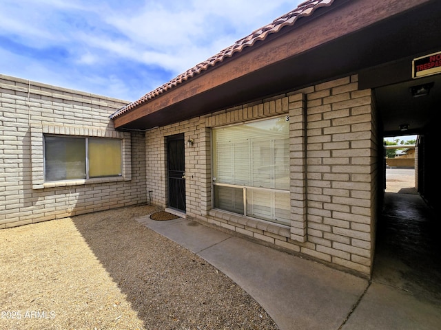 18227 N 40th Pl, Phoenix, AZ 85032 - property entrance featuring brick siding