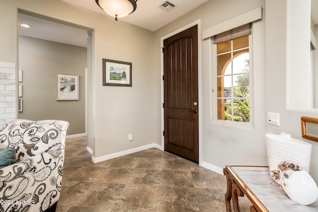 view of entrance foyer