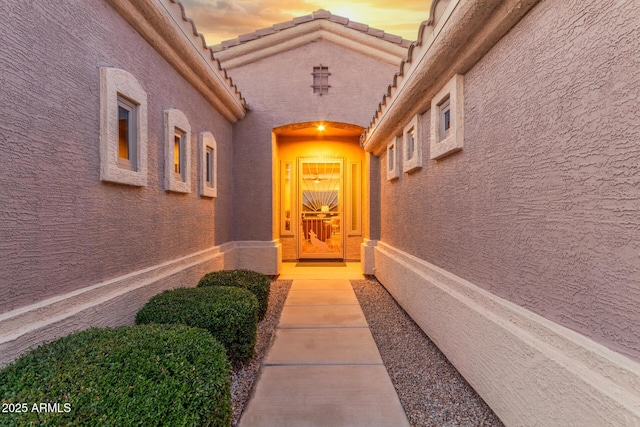 13102 S 177th Dr, Goodyear, AZ 85338 - view of exterior entry at dusk