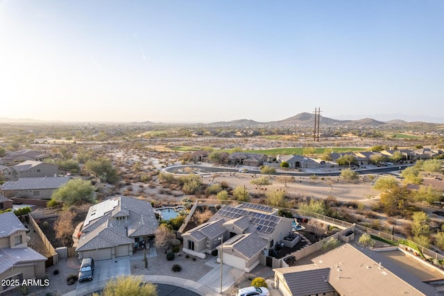 13102 S 177th Dr, Goodyear, AZ 85338 - birds eye view of property featuring a mountain view