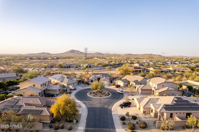 13102 S 177th Dr, Goodyear, AZ 85338 - birds eye view of property with a mountain view