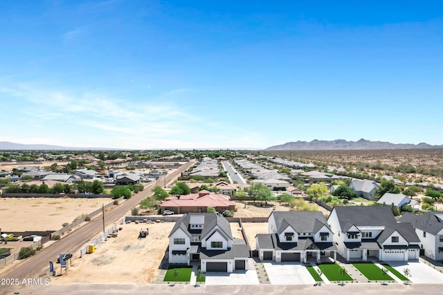 26619 S 169th Pl, Queen Creek, AZ 85142 - aerial view of residential area with a mountainous background