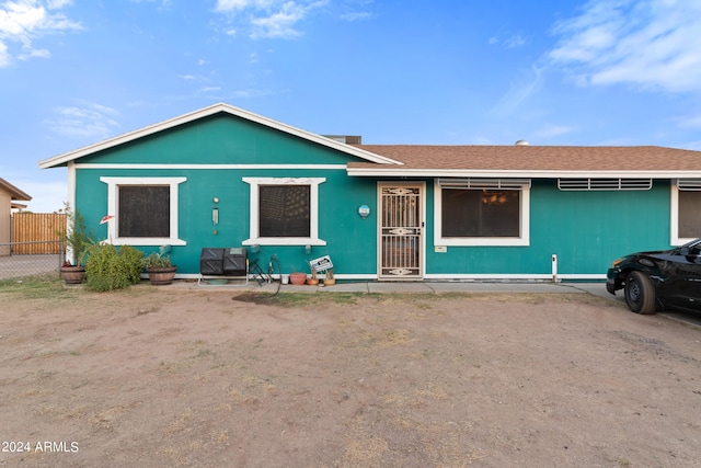 view of ranch-style house