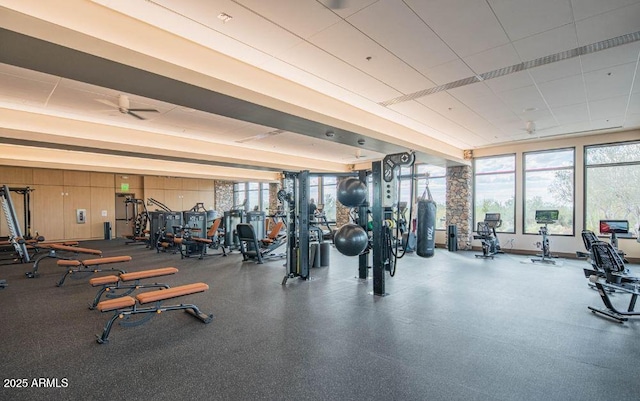 view of exercise room