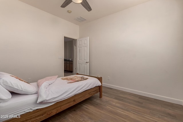 20409 W Thayer St, Buckeye, AZ 85396 - bedroom featuring wood finished floors and ceiling fan