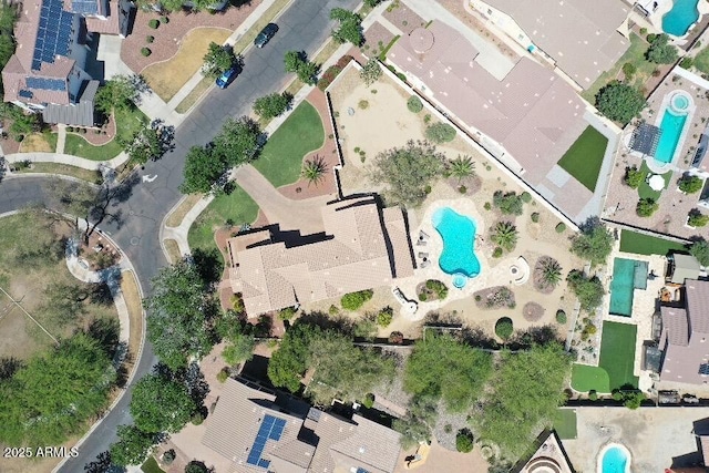 20409 W Thayer St, Buckeye, AZ 85396 - aerial overview of property's location featuring a pool