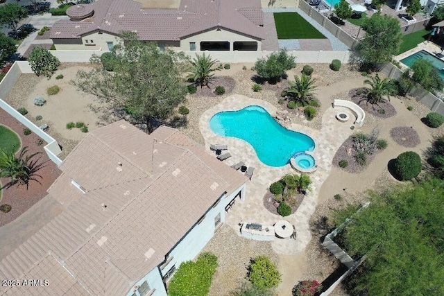 20409 W Thayer St, Buckeye, AZ 85396 - drone / aerial view of a pool