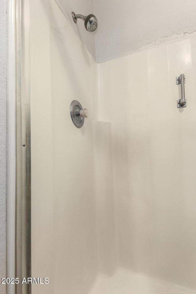 bathroom view of a shower