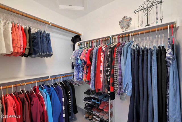6993 S Sharon Ct, Chandler, AZ 85249 - spacious closet with attic access