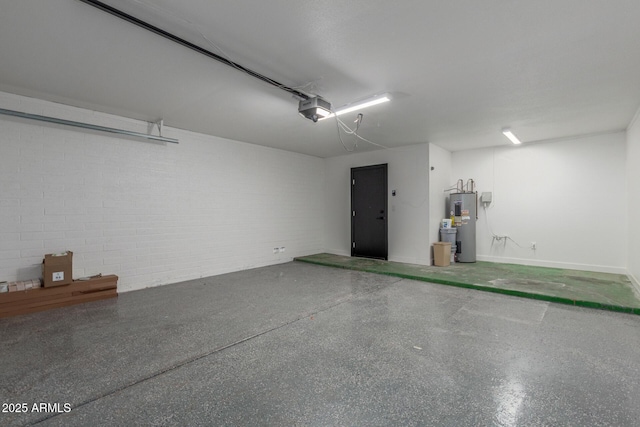 8602 N 42nd Dr, Phoenix, AZ 85051 - garage featuring a garage door opener and electric water heater