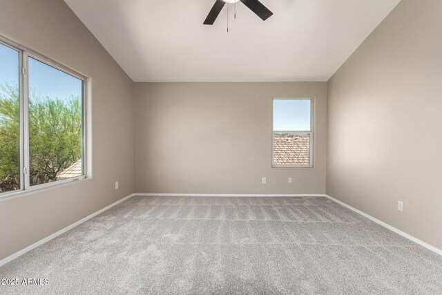 906 S 242nd Dr, Buckeye, AZ 85326 - carpeted spare room featuring plenty of natural light, ceiling fan, and baseboards