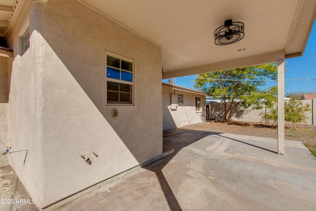 view of patio / terrace with fence