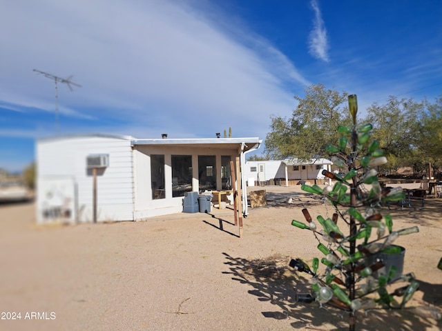 view of back of property