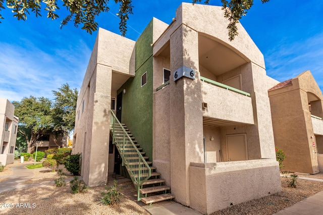 exterior space with a balcony