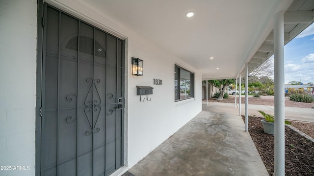 1838 E Earll Dr, Phoenix, AZ 85016 - property entrance featuring a porch