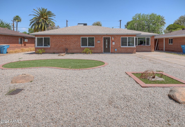 view of ranch-style home