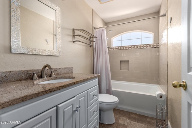 1751 W Mulberry Dr, Chandler, AZ 85286 - full bathroom with vanity and shower / tub combo with curtain