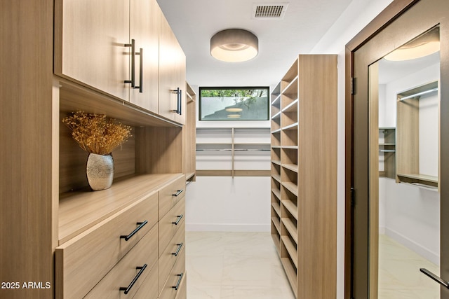 pantry featuring visible vents