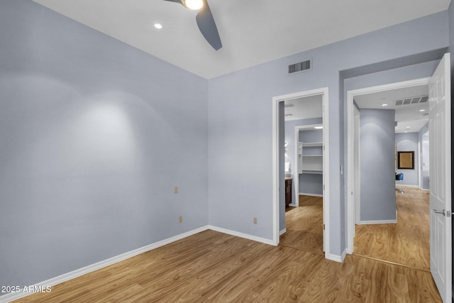 16210 E Links Dr, Fountain Hills, AZ 85268 - unfurnished bedroom with visible vents, baseboards, and wood finished floors