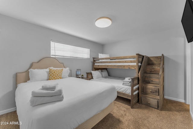 bedroom featuring carpet flooring