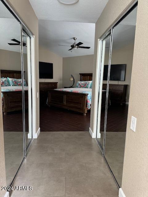 interior space with hardwood / wood-style flooring