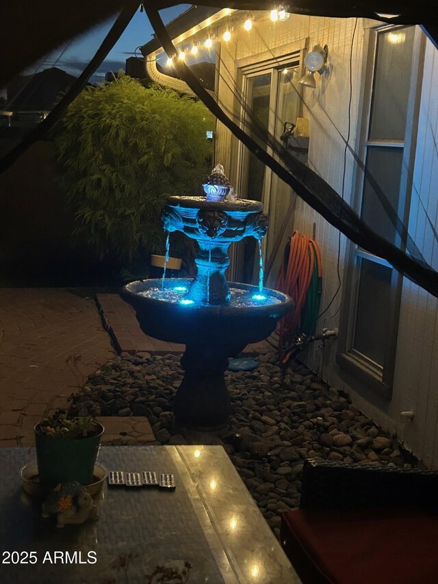 5143 W Mountain View Rd, Glendale, AZ 85302 - view of patio at twilight