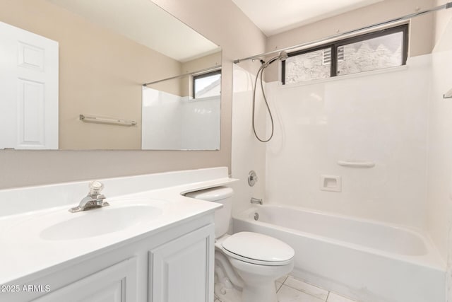 7029 S Golfside Ln, Phoenix, AZ 85042 - bathroom with vanity, shower / washtub combination, and tile patterned floors