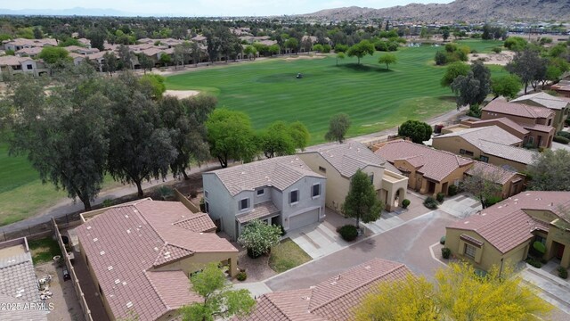 7029 S Golfside Ln, Phoenix, AZ 85042 - aerial view of residential area with a mountain backdrop and a golf club
