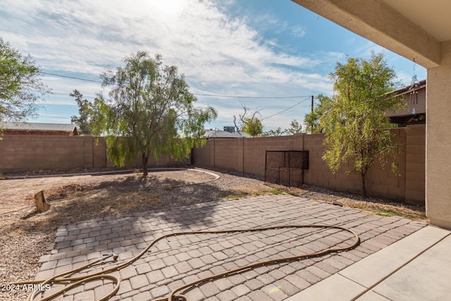 view of patio / terrace featuring a fenced backyard