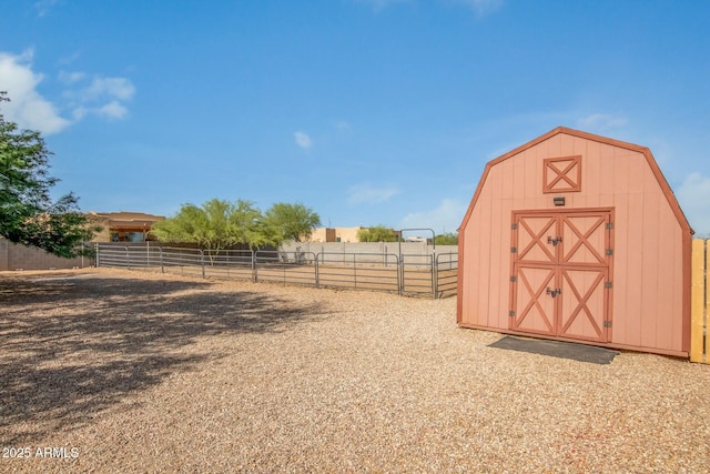 view of outbuilding