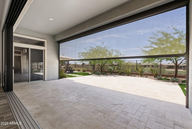 3045 W Feather Sound Dr, Phoenix, AZ 85086 - fenced backyard featuring a patio area and a water view