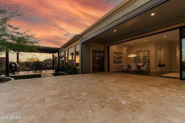 3045 W Feather Sound Dr, Phoenix, AZ 85086 - view of patio with outdoor dining space and area for grilling