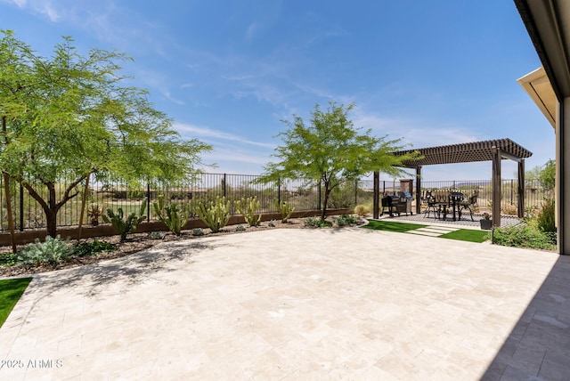 3045 W Feather Sound Dr, Phoenix, AZ 85086 - fenced backyard with a patio and a pergola