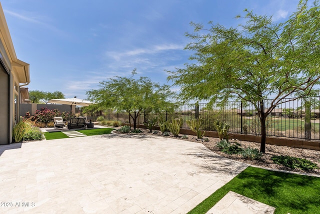 3045 W Feather Sound Dr, Phoenix, AZ 85086 - fenced backyard with a patio