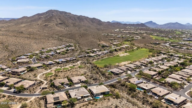 3045 W Feather Sound Dr, Phoenix, AZ 85086 - aerial view of property and surrounding area with nearby suburban area, mountains, and a golf club