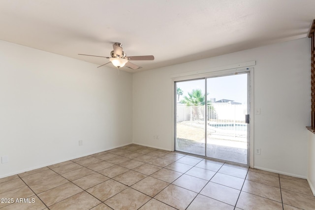 17244 N 36th Ln, Glendale, AZ 85308 - empty room featuring ceiling fan and light tile patterned floors