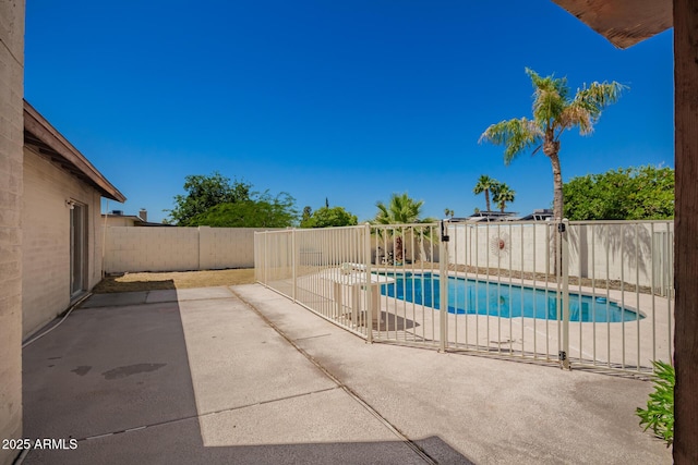 17244 N 36th Ln, Glendale, AZ 85308 - view of swimming pool with a patio area and a fenced backyard